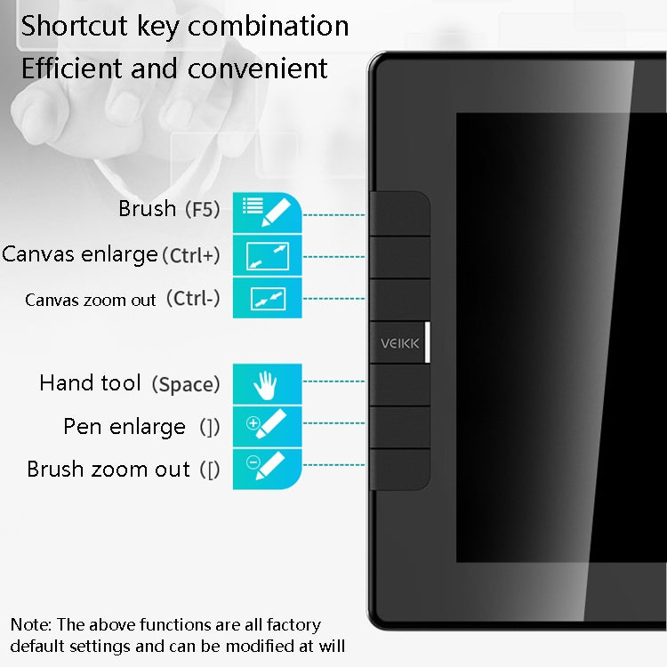 VEIKK VK1200 Digital Screen Hand Drawing Screen Electronic Painting Board -  by VEIKK | Online Shopping UK | buy2fix