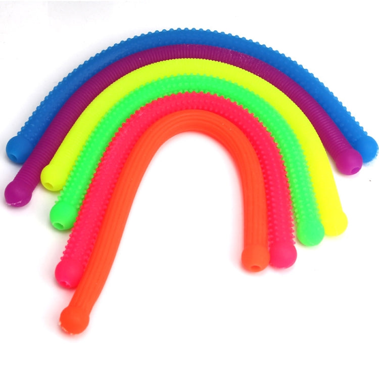 10 PCS Environmental Protection Round Head TPR Decompression Soft Rubber Noodle Rope, Random Color Delivery - Squeeze Toys by buy2fix | Online Shopping UK | buy2fix