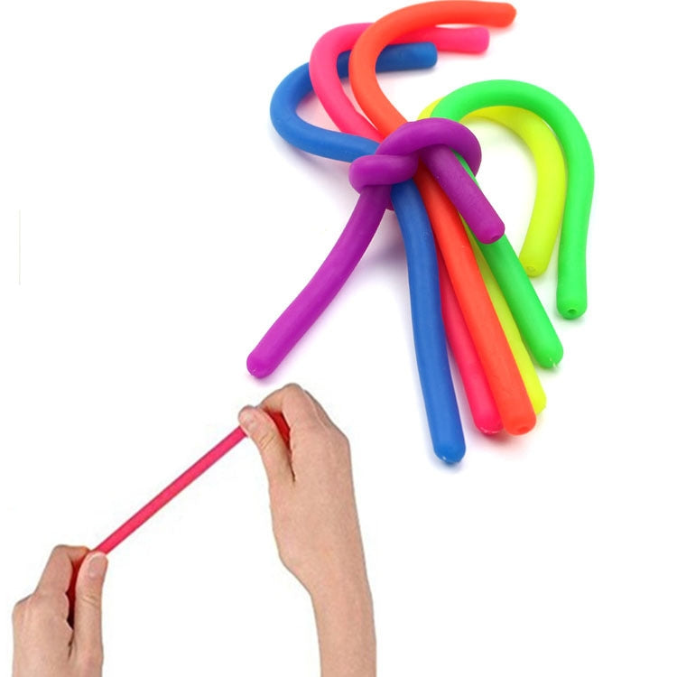 TPR Decompression Noodle Rope Elastic Rope Random Color Delivery,Size: 30 PCS Medium - Squeeze Toys by buy2fix | Online Shopping UK | buy2fix