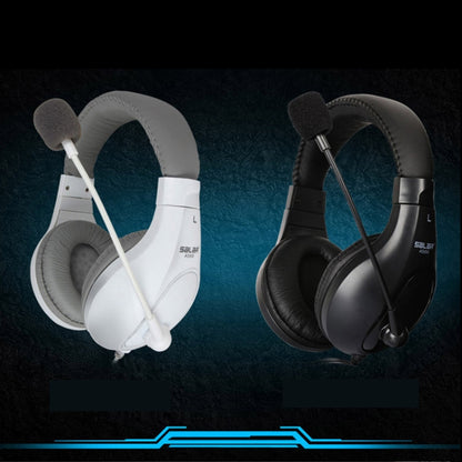 Salar A566 Subwoofer Gaming Headset with Microphone, Cable Length: 2.3m(White) - Multimedia Headset by Salar | Online Shopping UK | buy2fix