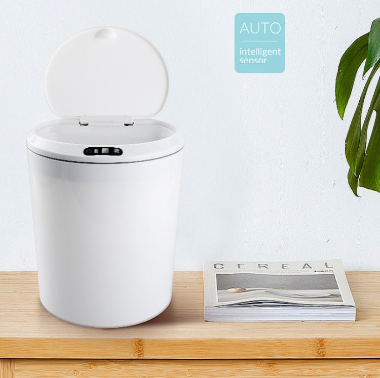 EXPED SMART Desktop Smart Induction Electric Storage Box Car Office Trash Can, Specification: 3L Battery Version (White) - Trash Bin & Bags by EXPED SMART | Online Shopping UK | buy2fix