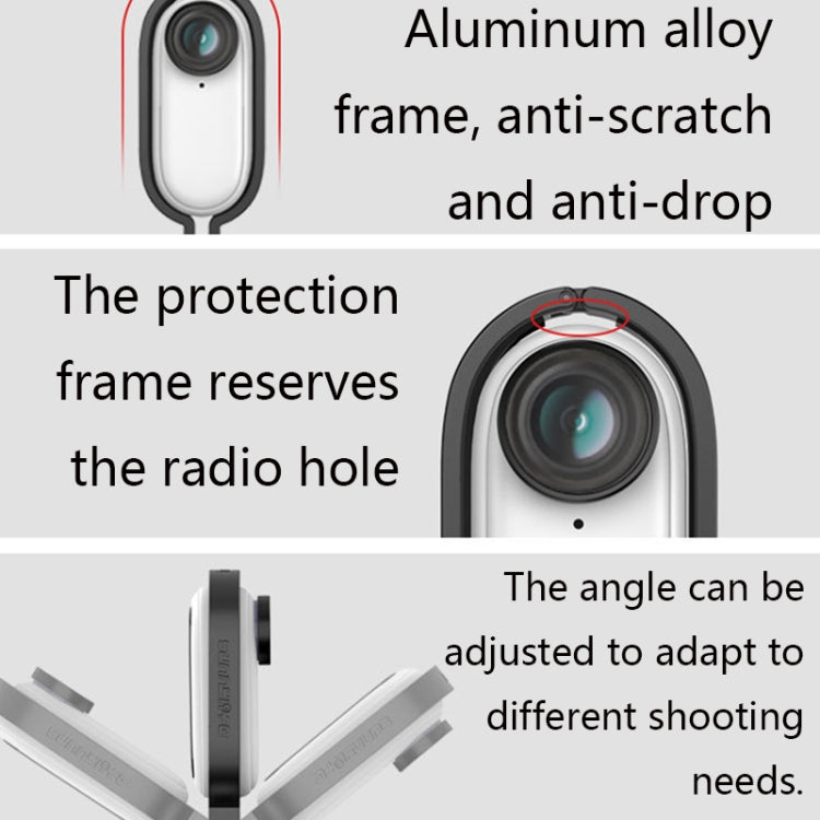 Sunnylife IST-Q9439 for Insta360 GO Metal Protective Frame with 1/4 inch Adapter & Screw - DJI & GoPro Accessories by buy2fix | Online Shopping UK | buy2fix