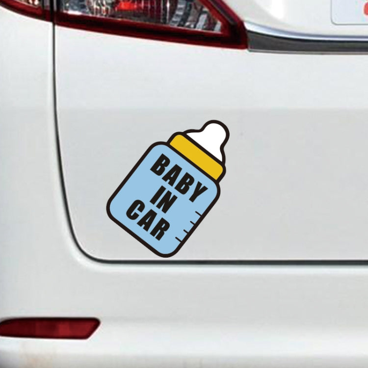 10 PCS There Is A Baby In The Car Stickers Warning Stickers Style: CT203 Baby R Boy Magnetic Stickers - Warning Sticker by buy2fix | Online Shopping UK | buy2fix