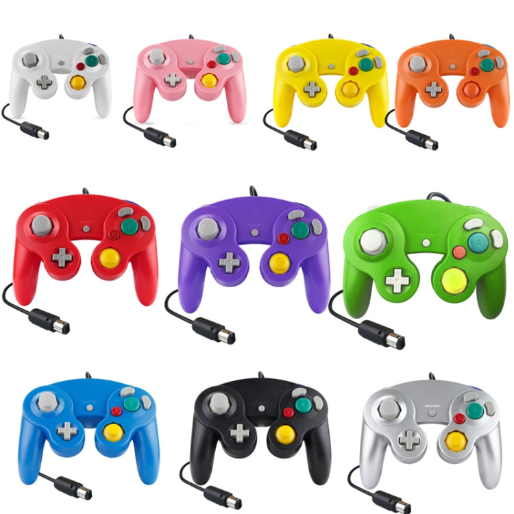 2 PCS Single Point Vibrating Controller Wired Game Controller For Nintendo NGC / Wii, Product color: Yellow - Gamepads by buy2fix | Online Shopping UK | buy2fix