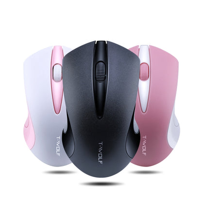 T-WOLF Q2 3-Buttons 1200 DPI 2.4GHz Wireless Mouse(White) - Wireless Mice by buy2fix | Online Shopping UK | buy2fix