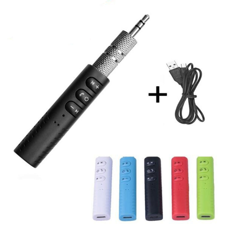 3 PCS  Bluetooth Receiver 3.5MM Wireless Car Adapter Car MP3 Aux Audio,Random Color Delivery - Apple Accessories by buy2fix | Online Shopping UK | buy2fix