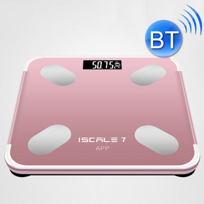 ISCRLE7 Smart Weight Scale Bluetooth Body Fat Measuring Instrument Battery Model(Rose Gold) - Body Scales by ISCRLE7 | Online Shopping UK | buy2fix