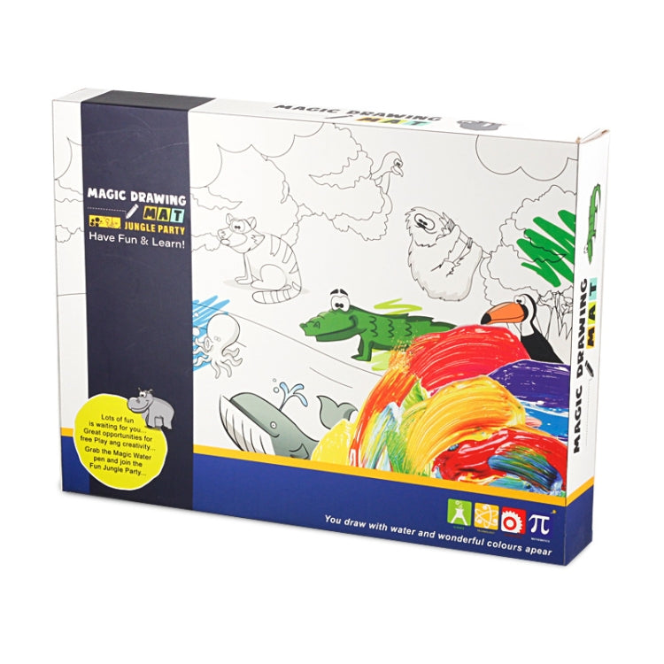 Children Luminous Magic Graffiti Water Drawing Mat, Size: 100 x 70cm, Style: 2 Pens Set - Drawing Toys by buy2fix | Online Shopping UK | buy2fix