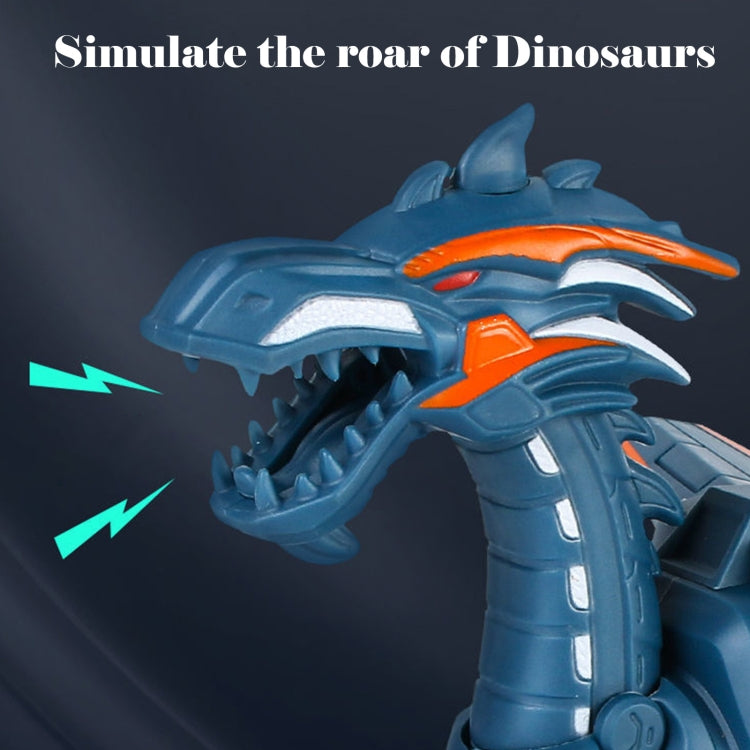 Electric Mechanical Dinosaur Toy Simulation Animal Toy Multifunctional Sound And Light Toy, Style: No Spray-Gray - Music Toys by buy2fix | Online Shopping UK | buy2fix