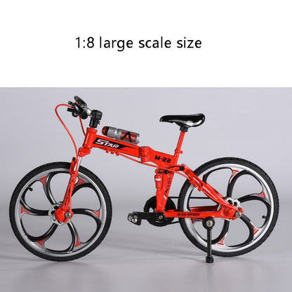 1:8 Scale Simulation Alloy Bicycle Model Mini Bicycle Toy Decoration(Road Bike-Pink) - Model Toys by buy2fix | Online Shopping UK | buy2fix