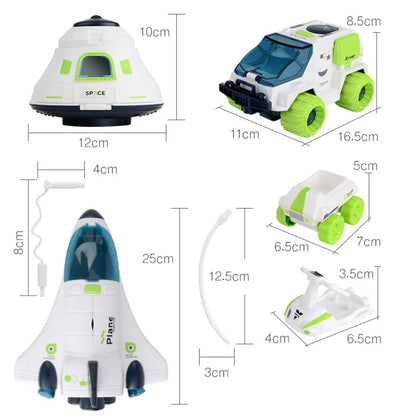 Simulation Sound And Light DIY Assembled Aviation Model Science And Education Toys, Colour: Shuttle - Model Toys by buy2fix | Online Shopping UK | buy2fix