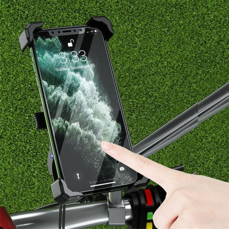 Kewig Motorcycle Outdoor Riding Four-Claw Fixed Mobile Phone Bracket QC3.0 Fast Charging Waterproof Holder(M11-B) - Holder by Kewig | Online Shopping UK | buy2fix