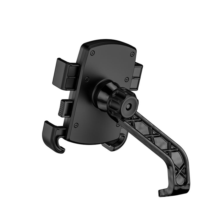 Kewig M16-B Bicycle Motorcycle Outdoor Riding Fixed Mobile Phone Bracket, Style:  Rearview Mirror(Black) - Holder by Kewig | Online Shopping UK | buy2fix