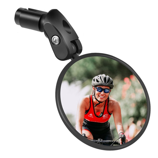 1 Pair WEST BIKING YP0720032 Bicycle Rear View Mirror Foldable Cycling Mirror(Black) - View Mirrors by WEST BIKING | Online Shopping UK | buy2fix