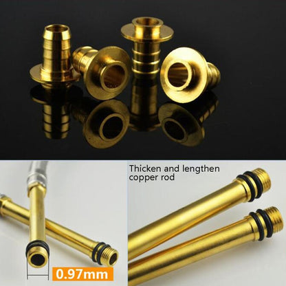 4 PCS Weave Stainless Steel Flexible Plumbing Pipes Cold Hot Mixer Faucet Water Pipe Hoses High Pressure Inlet Pipe, Specification: 40cm 1.8cm Copper Rod - Home & Garden by buy2fix | Online Shopping UK | buy2fix