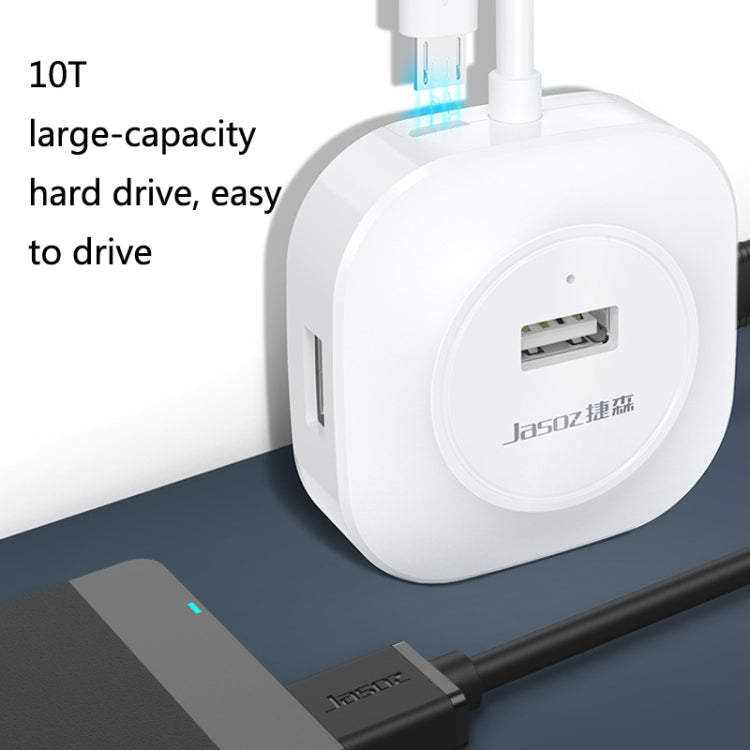 Jasoz High-Speed USB2.0 4-Ports HUB 1 to 4 Docking HUB, Colour: White 1.2m - USB 2.0 HUB by Jasoz | Online Shopping UK | buy2fix