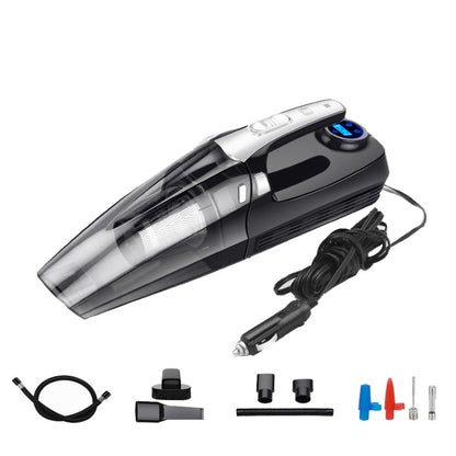 R-6055 Vacuum Cleaner 4 in 1 Inflatable Pump Home Car Two-Purpose High Power Vacuum Cleaner, Sort by color: Digital Display Wired - In Car by buy2fix | Online Shopping UK | buy2fix