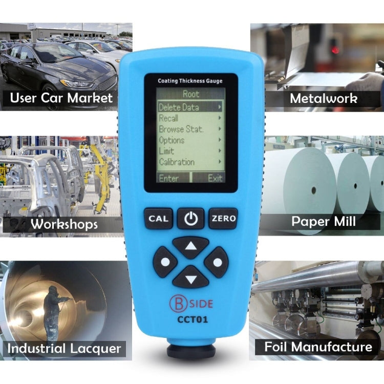 BSIDE CCT01 High Accuracy Digital Coating Thickness Gauge Automotive Paint Tester, Specification: Russian - Consumer Electronics by BSIDE | Online Shopping UK | buy2fix