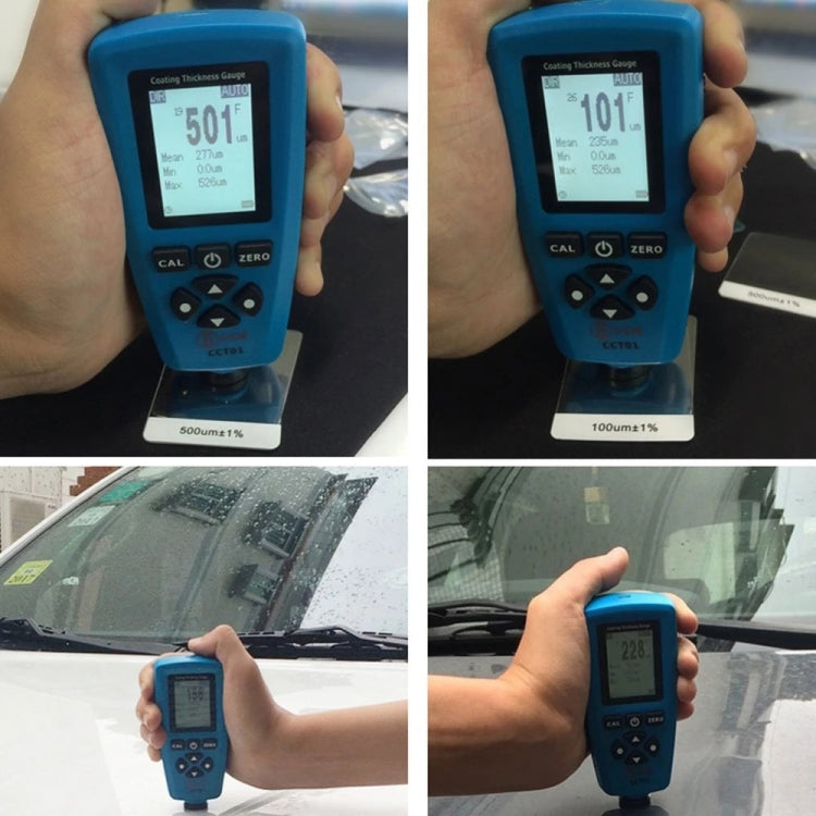 BSIDE CCT01 High Accuracy Digital Coating Thickness Gauge Automotive Paint Tester, Specification: Russian - Consumer Electronics by BSIDE | Online Shopping UK | buy2fix