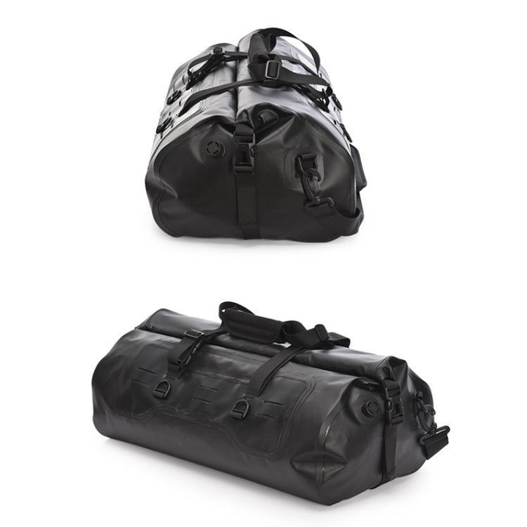 AFISHTOUR FM2031 40L Waterproof Travel Luggage Bag Large Capacity Motorcycle Rear Seat Bag(Black) - Bags & Luggages by AFISHTOUR | Online Shopping UK | buy2fix