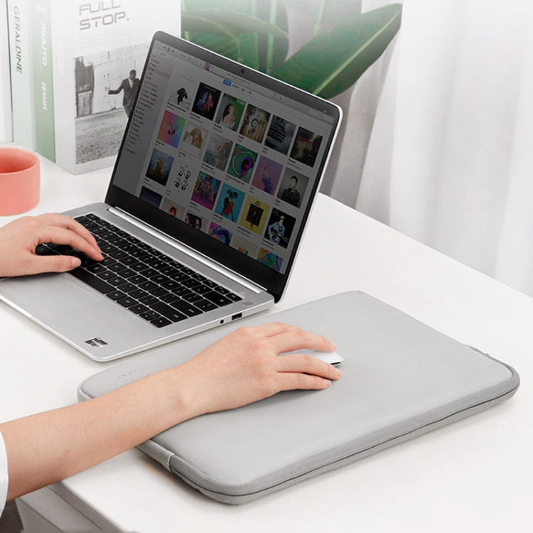 Baona BN-Q001 PU Leather Laptop Bag, Colour: Pink + Power Bag, Size: 11/12 inch - 12.1 inch by Baona | Online Shopping UK | buy2fix