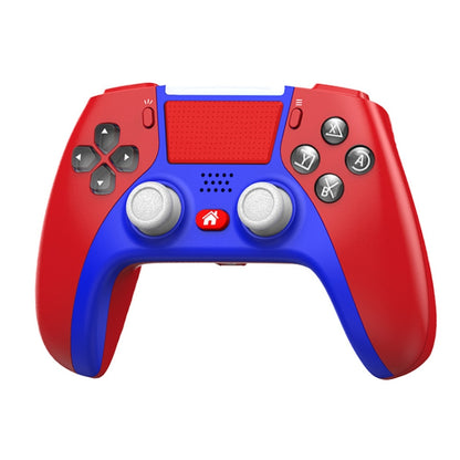 Bluetooth Wireless Six-Axis Programmable Dual-Vibration Gamepad For PS4(Red) - Gamepads by buy2fix | Online Shopping UK | buy2fix