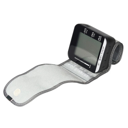 JZ-251A Household Automatic Electronic Sphygmomanometer Smart Wrist Blood Pressure Meter, Shape: No Voice Broadcast(Black White) - Sphygmomanometer by buy2fix | Online Shopping UK | buy2fix