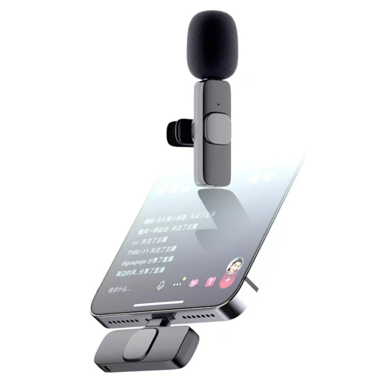 Lavalier Wireless Microphone Mobile Phone Live Video Shooting Small Microphone, Specification: Type C 1 To 2 - Consumer Electronics by buy2fix | Online Shopping UK | buy2fix