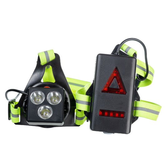 Outdoor Sports Running Light Waterproof Night Riding Light Highlight Rechargeable Mountaineering Light Chest Warning Light - Others by buy2fix | Online Shopping UK | buy2fix