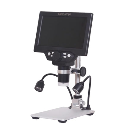 G1200D 7 Inch LCD Screen 1200X Portable Electronic Digital Desktop Stand Microscope(UK Plug Without Battery) - Digital Microscope by buy2fix | Online Shopping UK | buy2fix