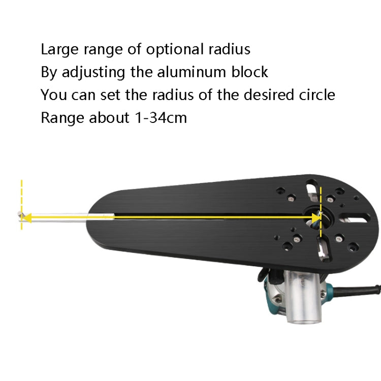 W New Trimming Machine DIY Accessories Universal Milling Circle Machining Circle(D) - Others by buy2fix | Online Shopping UK | buy2fix