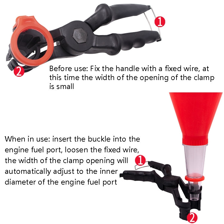 Car Plus Oil Funnel Tool Oil Filling Machine, Specification: A Version - In Car by buy2fix | Online Shopping UK | buy2fix