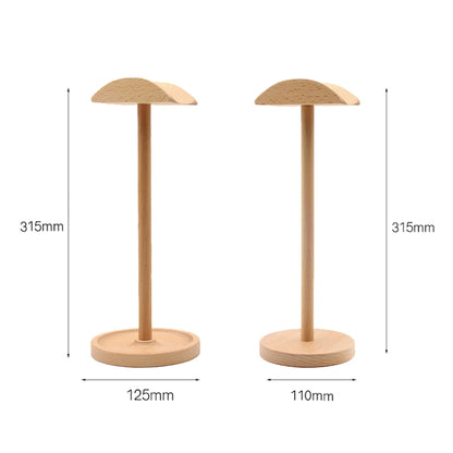 AM-EJZJ001 Desktop Solid Wood Headset Display Stand, Style: F - Apple Accessories by buy2fix | Online Shopping UK | buy2fix