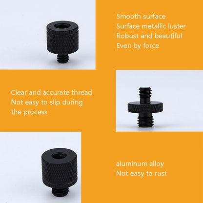 4 PCS Screw Adapter A18 1/4 Female to M4 Male Screw - Camera Accessories by buy2fix | Online Shopping UK | buy2fix