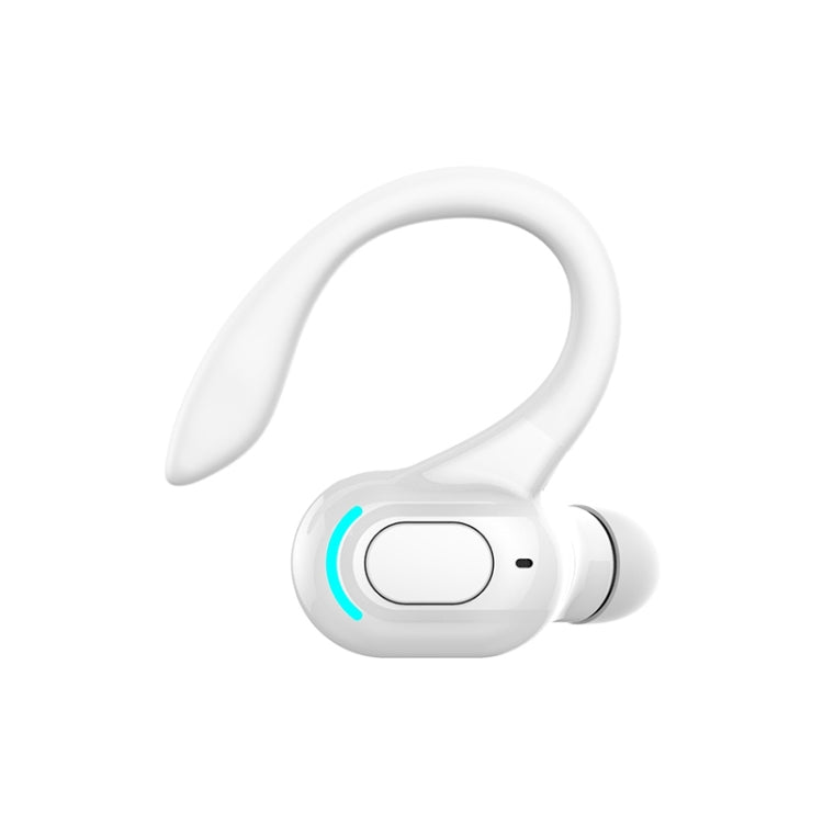 F8 Bluetooth 5.1 Ear-Mounted Stereo Wireless Sports Earphone(White) - Bluetooth Earphone by buy2fix | Online Shopping UK | buy2fix