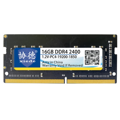 XIEDE X062 DDR4 NB 2400 Full Compatibility Notebook RAMs, Memory Capacity: 16GB - RAMs by XIEDE | Online Shopping UK | buy2fix