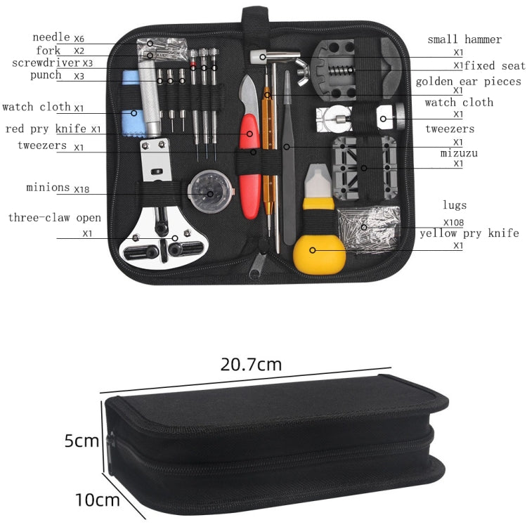 151 In 1 Watch Repair Tool Bag - Watch Repair Tools by buy2fix | Online Shopping UK | buy2fix