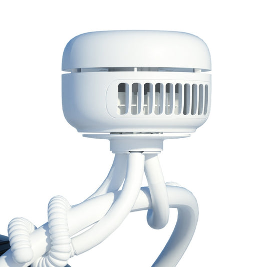 Portable Baby Octopus Desktop Fan(Moonlight White) - Consumer Electronics by buy2fix | Online Shopping UK | buy2fix