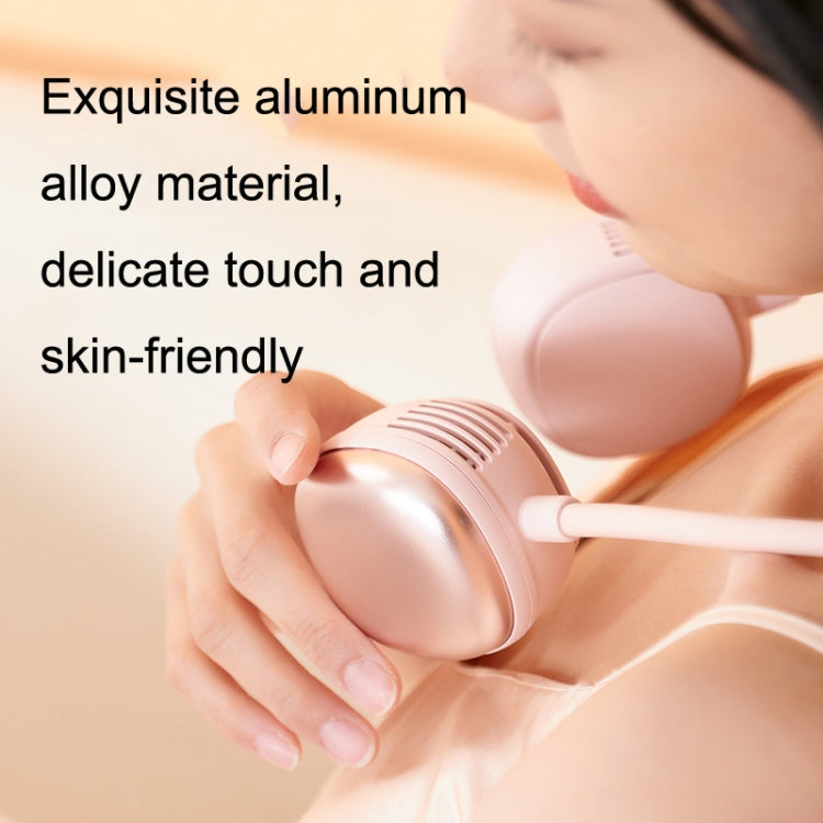 F08 Aluminum Alloy Bladeless USB Hanging Neck Fan(Pink) - Consumer Electronics by buy2fix | Online Shopping UK | buy2fix