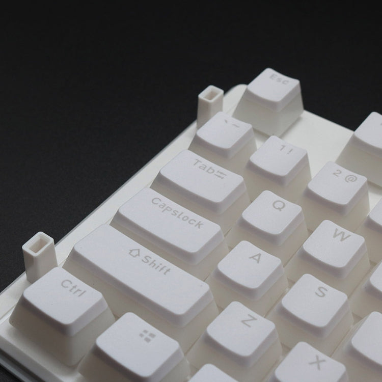 Pudding Double-layer Two-color 108-key Mechanical Translucent Keycap(Apple Green) - Silicone / Sticker by buy2fix | Online Shopping UK | buy2fix