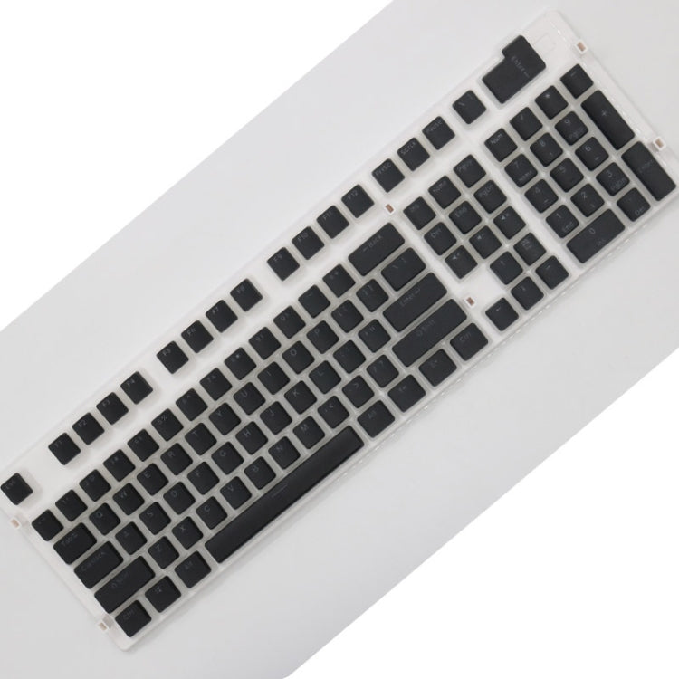 Pudding Double-layer Two-color 108-key Mechanical Translucent Keycap(Dark Blue) - Silicone / Sticker by buy2fix | Online Shopping UK | buy2fix