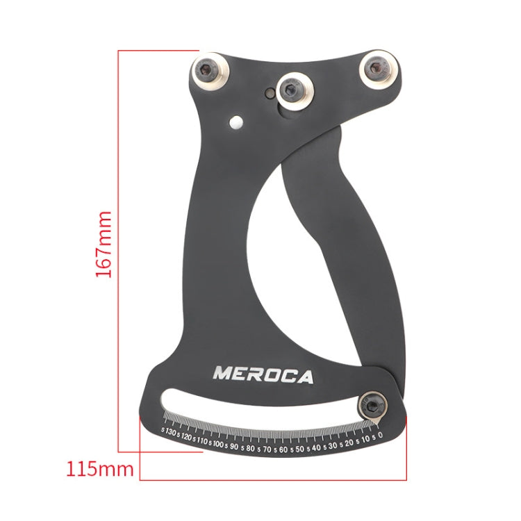 MEROCA Bicycle Ring Calibration Tool Spoke Tension Tube Wheel Set Steel Wire, Color: Black - Outdoor & Sports by MEROCA | Online Shopping UK | buy2fix