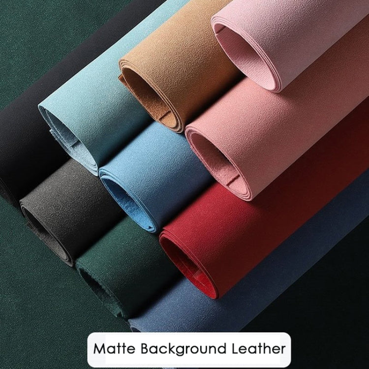 50 X 68cm Thickened Waterproof Non-Reflective Matte Leather Photo Background Cloth(Ink Green) - Solid Color by buy2fix | Online Shopping UK | buy2fix