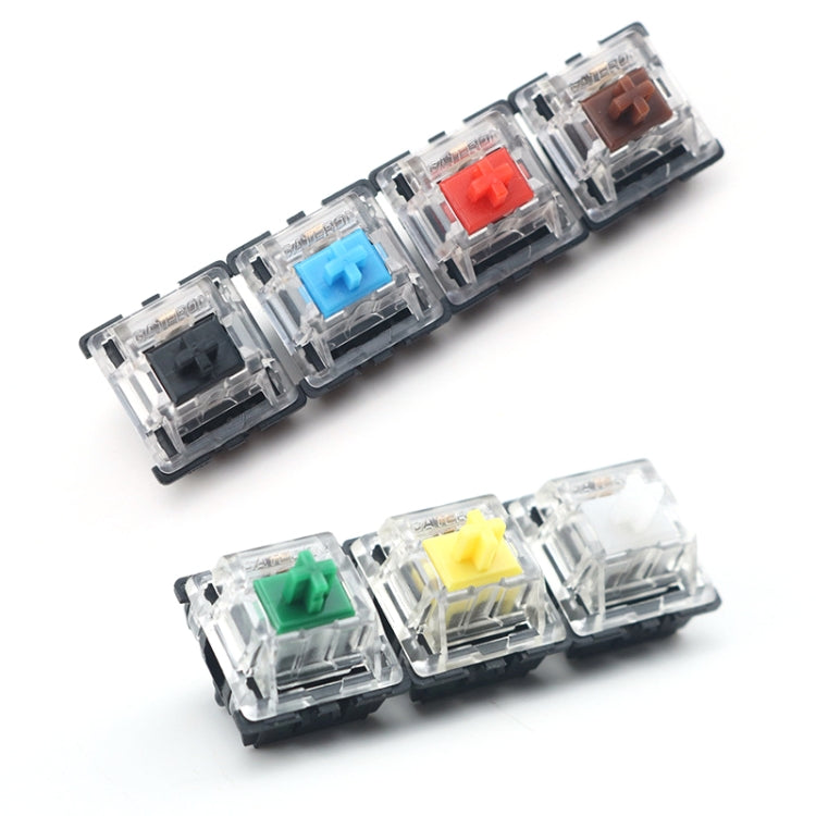 10 PCS Gateron G Shaft Black Bottom Transparent Shaft Cover Axis Switch, Style: G5 Foot (Yellow Shaft) - Other by Gateron | Online Shopping UK | buy2fix
