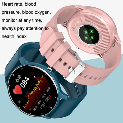 ZL02 Smart Heart Rate Blood Pressure Oxygen Monitoring Sports Pedometer Wireless Bluetooth Watch(Black) - Smart Wear by buy2fix | Online Shopping UK | buy2fix