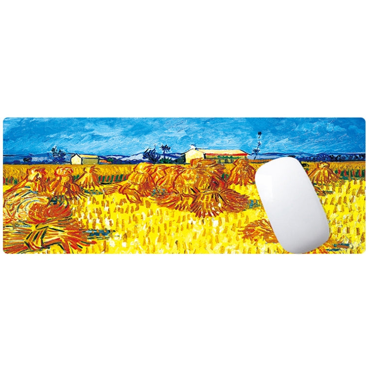 300x800x1.5mm Unlocked Am002 Large Oil Painting Desk Rubber Mouse Pad(Cypress) - Mouse Pads by buy2fix | Online Shopping UK | buy2fix