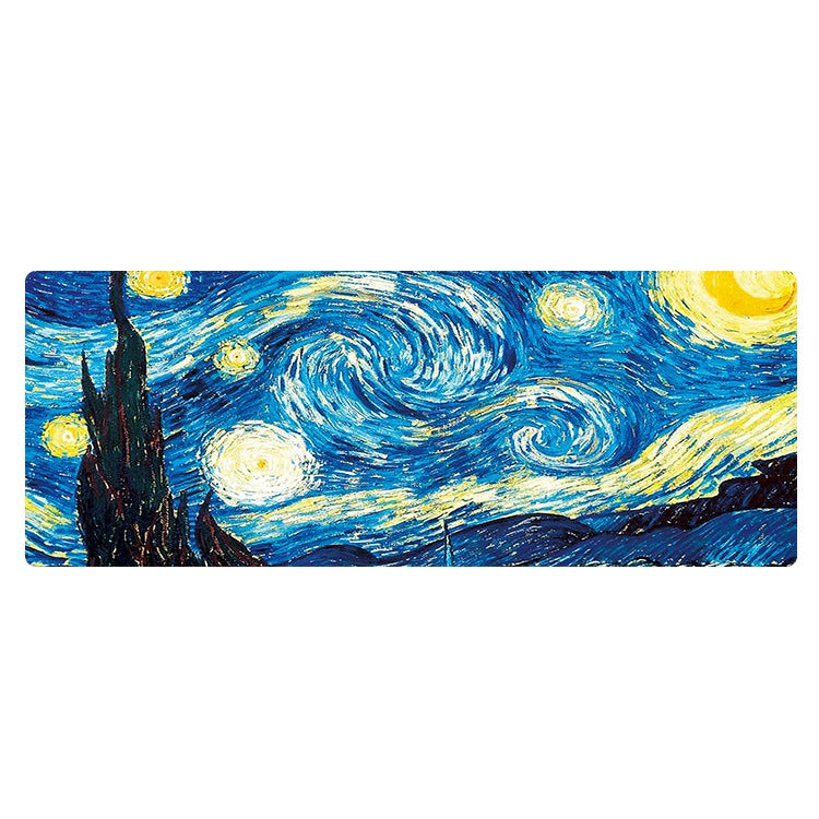 400x900x4mm Locked Am002 Large Oil Painting Desk Rubber Mouse Pad(Starry Sky) - Mouse Pads by buy2fix | Online Shopping UK | buy2fix