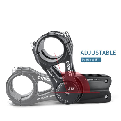 CXWXC MTB Road Bike Adjustable Stem Ultralight Aluminum Alloy Bike Stem(90mm) - Outdoor & Sports by buy2fix | Online Shopping UK | buy2fix