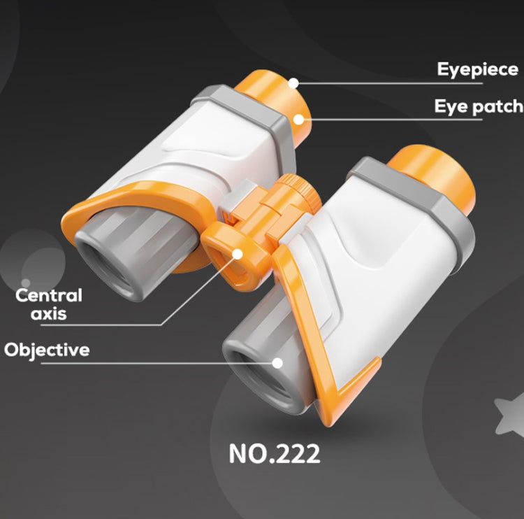 8X Children Telescope Handheld Mini Detachable Fixed Focus Magnifying Glass Toy,Style: Binoculars - Binoculars by buy2fix | Online Shopping UK | buy2fix