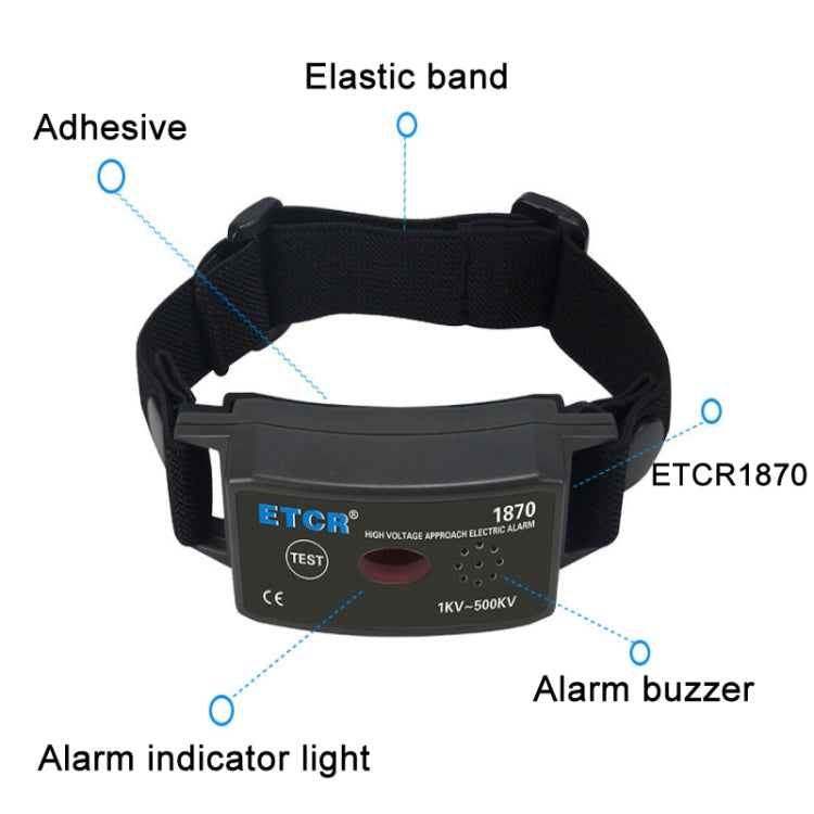 ETCR Non-contact High Voltage Alarm Ellectrician Test Pen, Model: ETCR1870 For Arm - Current & Voltage Tester by ETCR | Online Shopping UK | buy2fix
